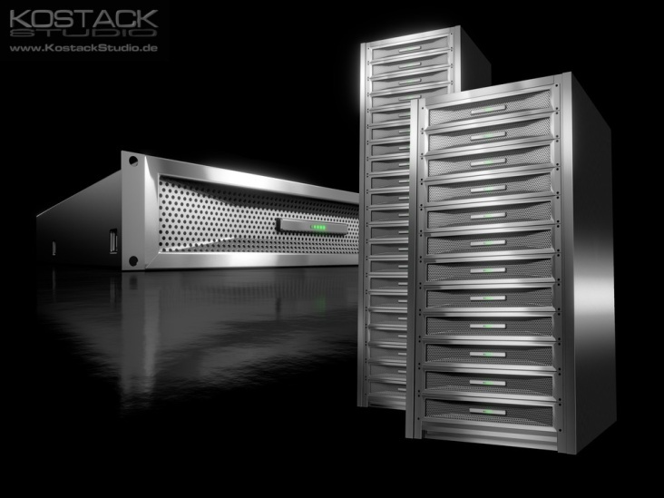 Produktdesign & Visualisierung Rack-Server