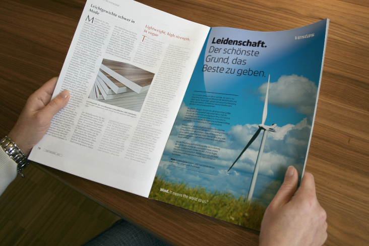 Vestas – Anzeige „Leidenschaft“