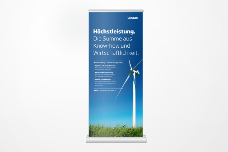 Vestas – Roll-Ups „Husum Wind 2010“