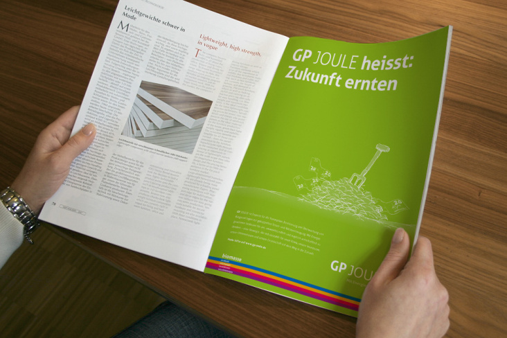 gP Joule – Anzeige „Zukunft ernten“