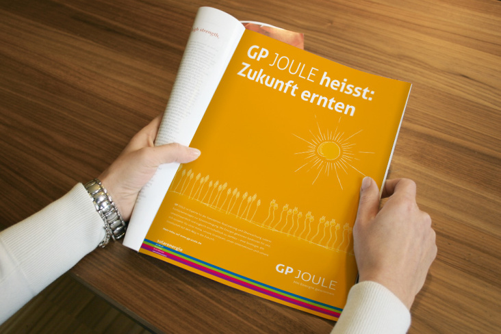 gP Joule – Anzeige „Zukunft ernten“