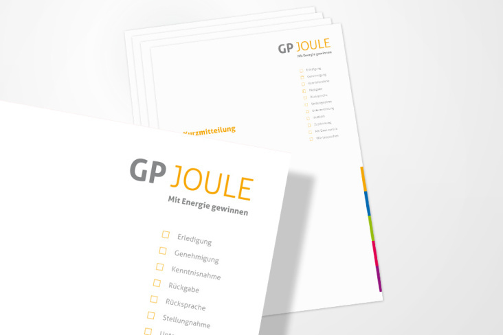 GP Joule – Geschäftsausstattung