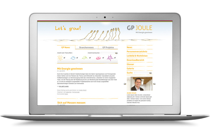 GP Joule – Intranet