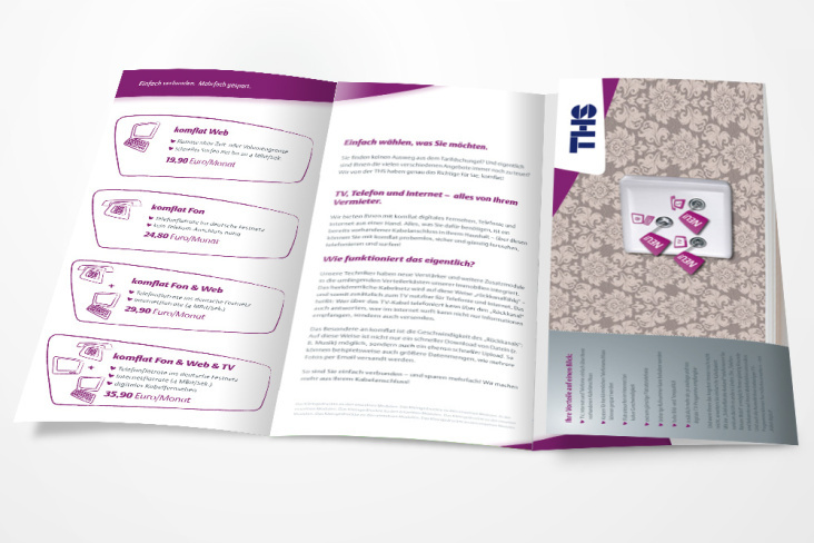 mr. net group – Flyer „Kom.Flat“