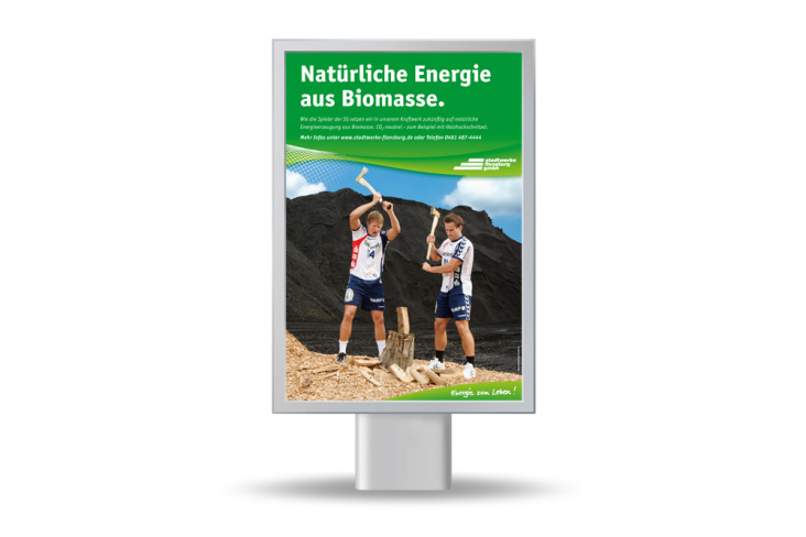 Stadtwerke Flensburg – Plakat „Natürliche Energie“