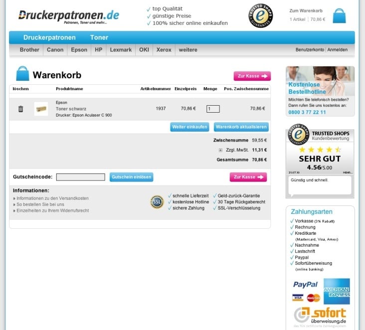 druckerpatronen.de – Magento