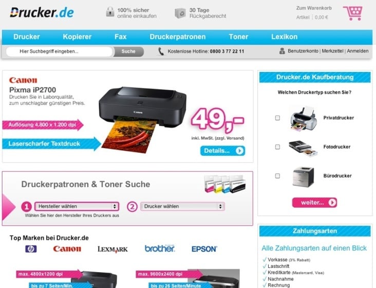 drucker.de – Magento