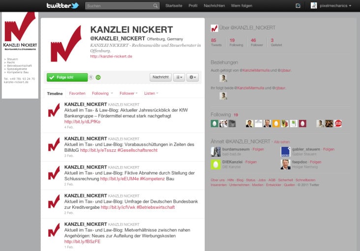 twitter.com/KANZLEI_NICKERT – Twitter-Kanal