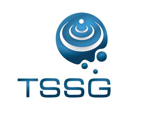 Original TSSG logo used gradients