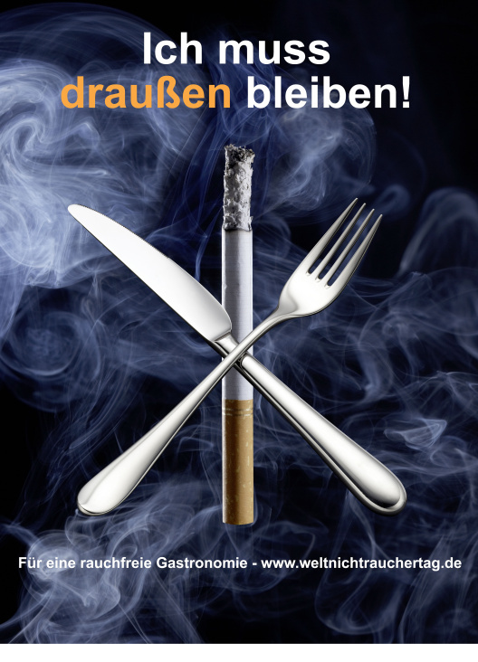 Anzeigenmotiv für Antiraucher-Kampagne, inkl. Postproduktion mit Photoshop