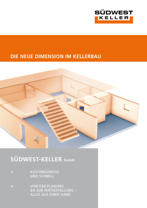 Präsentationsbroschüre Südwestkeller