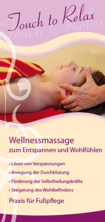 Flyer Massagepraxis