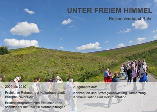 Projekt Unter freiem Himmel 2010