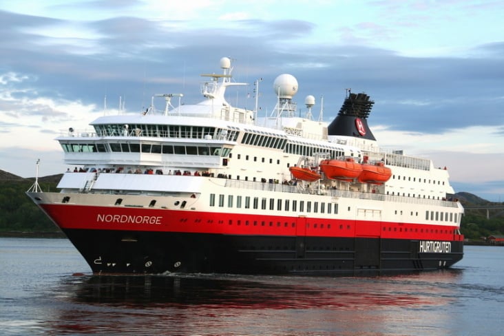 Hurtigrutenschiff Nordnorge