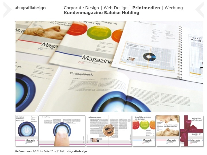 Printmedien | Kundenmagazine Baloise Holding