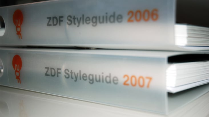 ZDF Styleguide 2006 / 2007 / 2009