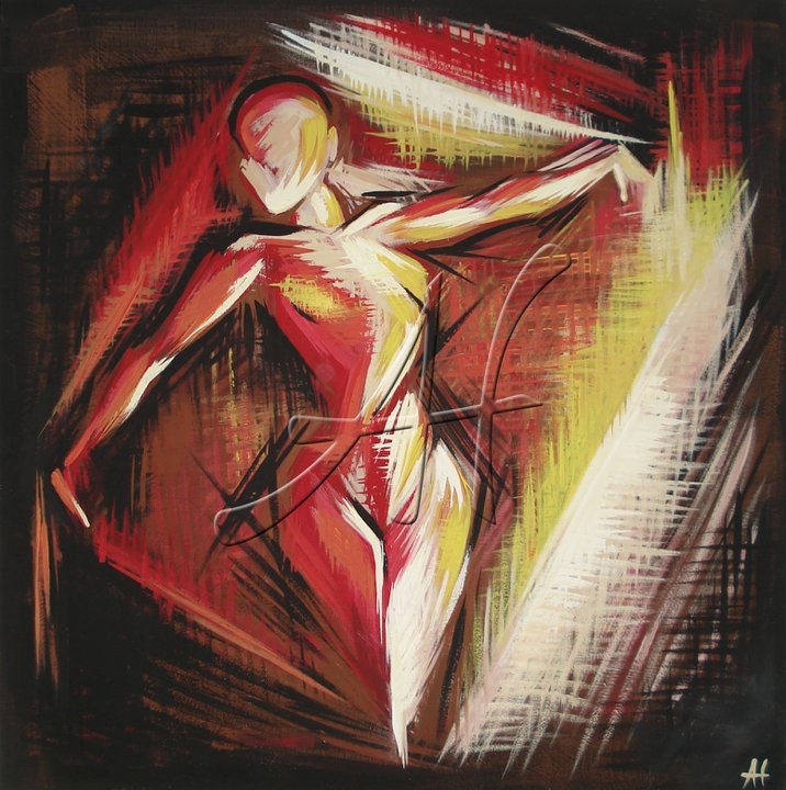 Verhüllung, 90 × 90 × 4 cm