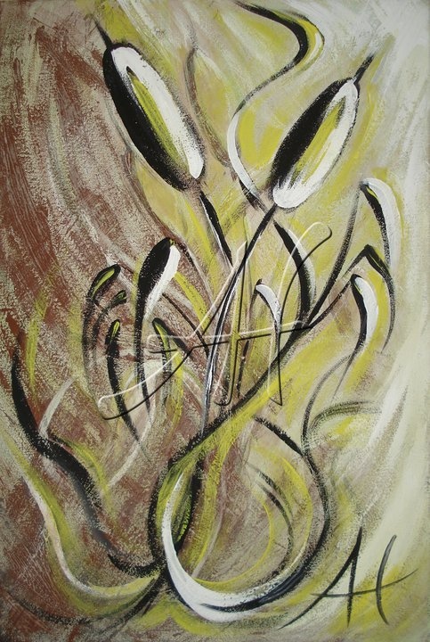 Yellow Glow, 40 × 60 cm