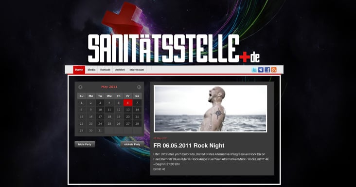 Sanitätsstelle – Der neue Live Club in Chemnitz