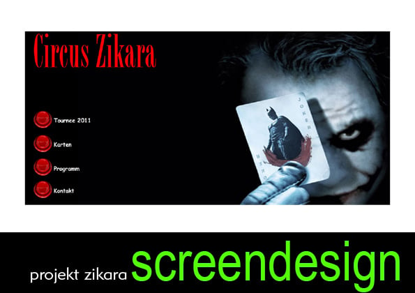 projekt screendesign