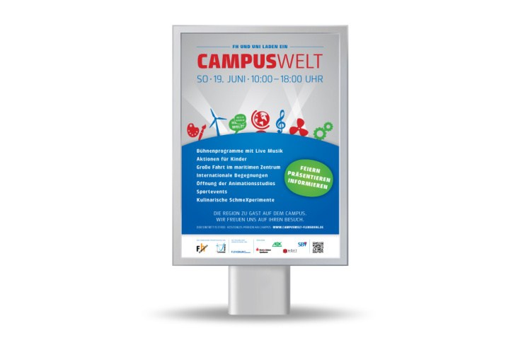 FH Flensburg – Plakat Campuswelt