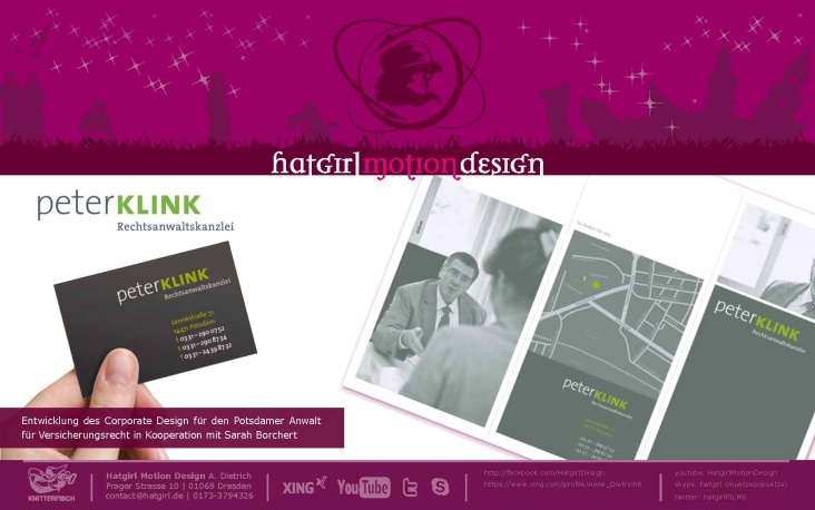 Corporate Design – RA Klink aus Potsdam