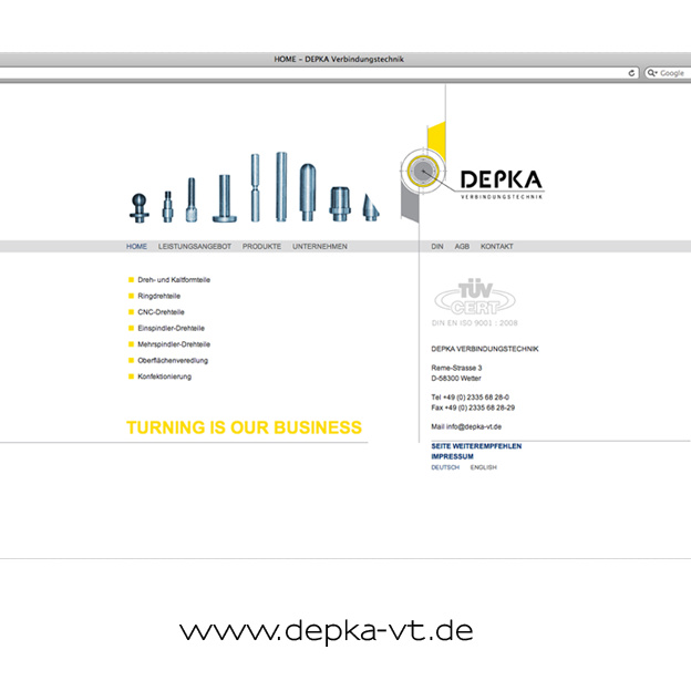 Depka Design Webdesign 08