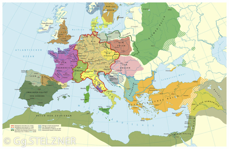 Europäischer Raum im Hochmittelalter