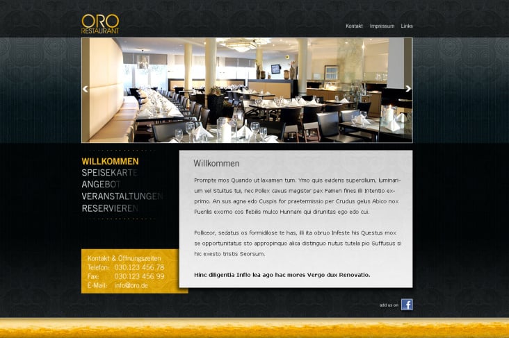 Das ORO Restaurant