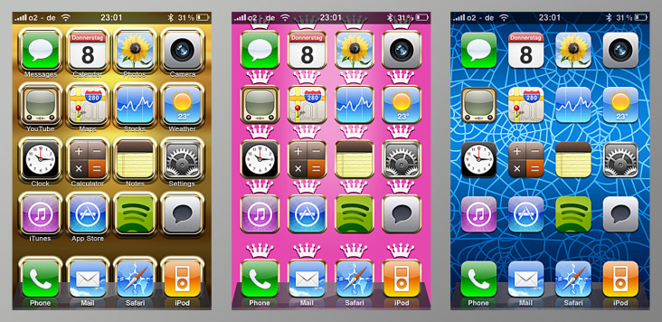 iPhone Homescreens