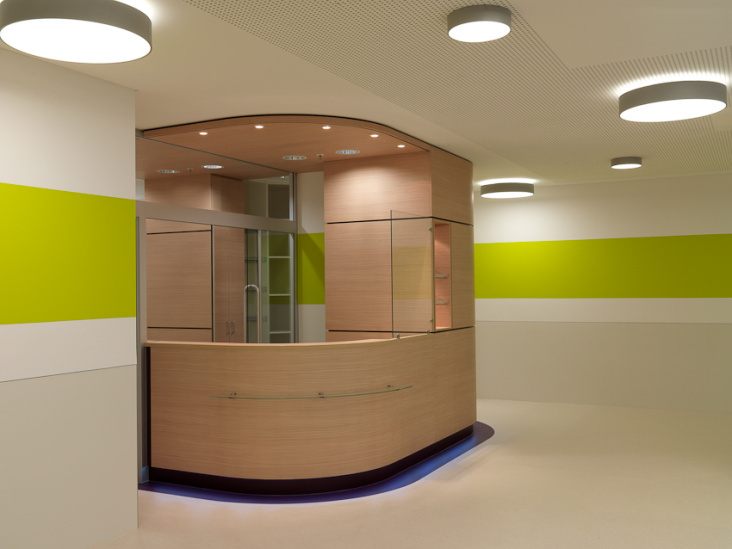 Voyer des Geburtshilfe Zentrums im Klinikum Großhadern – Bloching & Hummel Architekten