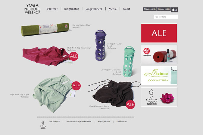 Yoga Nordic Webshop