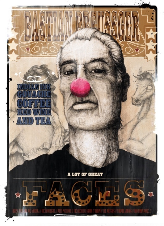 Faces Plakat