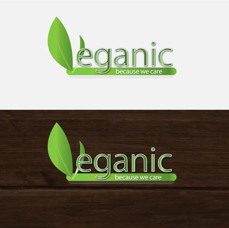 Logo organic food