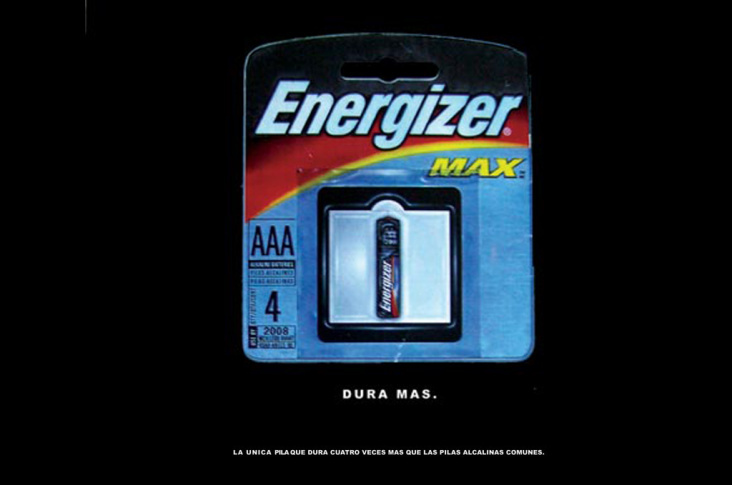 Energizer – Lasts 4 times Longer