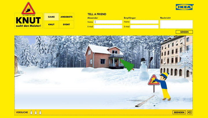 IKEA, Microsite mit Onlinegame