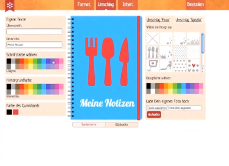 How-To-Video „Neue Designs bei Mein Notizbuch“