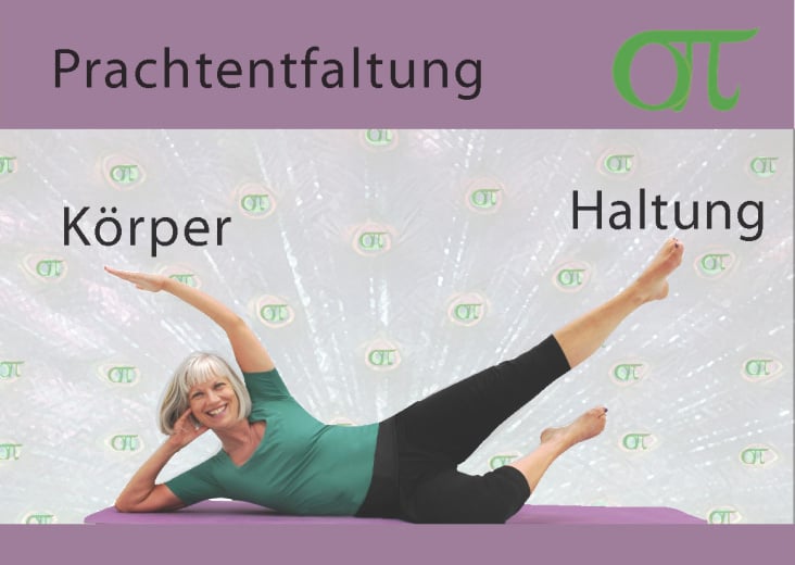 Postkarte Vorderseiter für Pilates und Entspannung