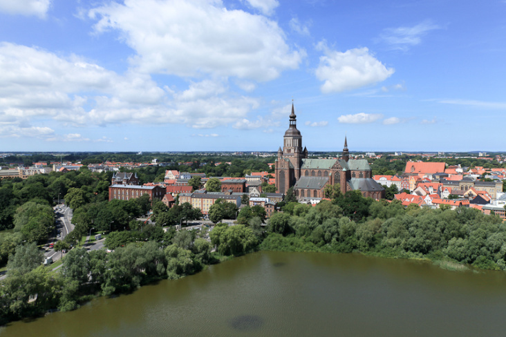 Luftbild Stralsund – Höhe ca. 150m