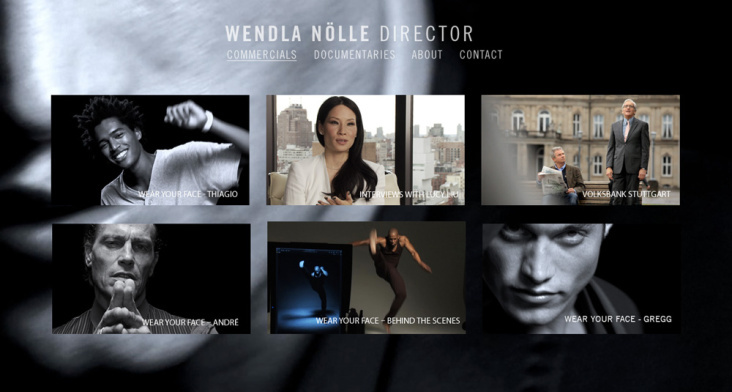 Wendla Nölle – Website by mr noe graphic design, Berlin