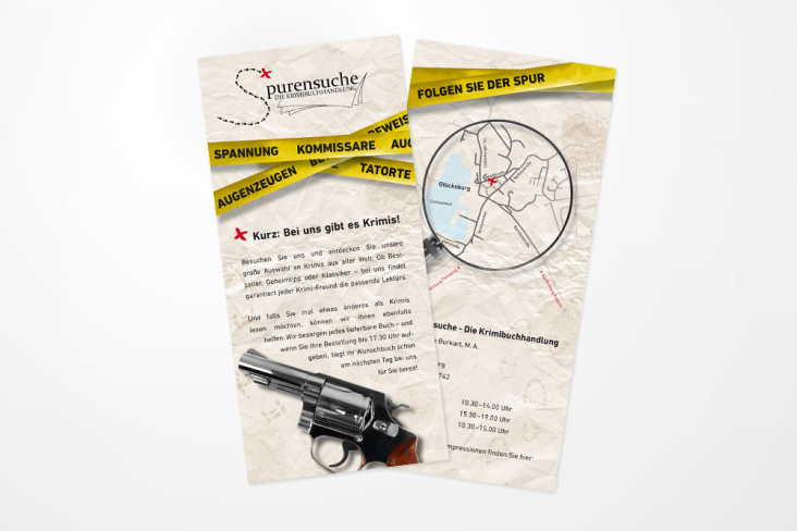 Spurensuche – Flyer