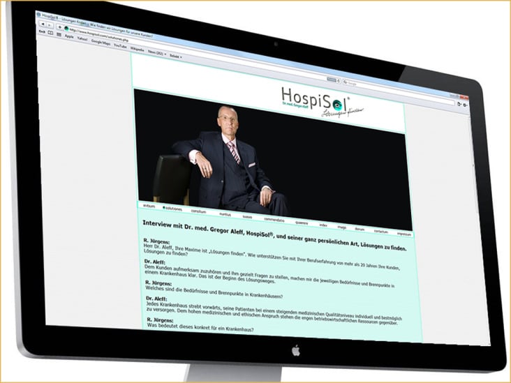 HospiSol Homepage