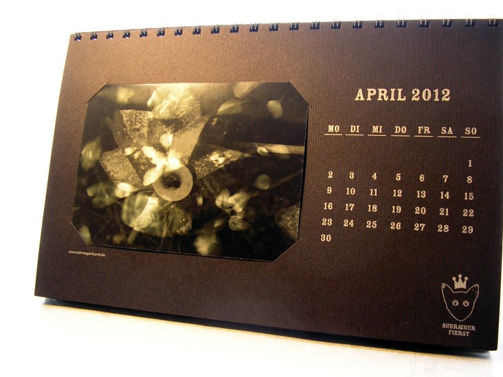 gothic-kunst-postkarten-kalender „melancholische stimmungen“ 2012