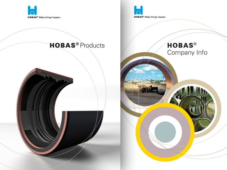 Covergestaltung, Broschüren, HOBAS