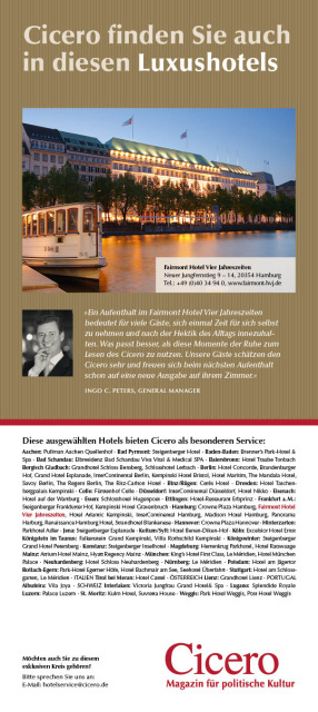 Anzeige für Cicero Hotels