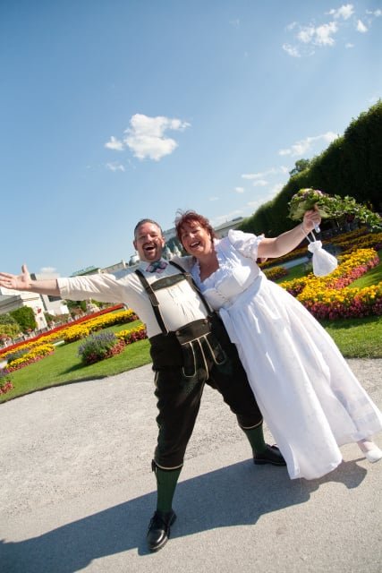 Hochzeit im Schloss Mirabell/Salzburg