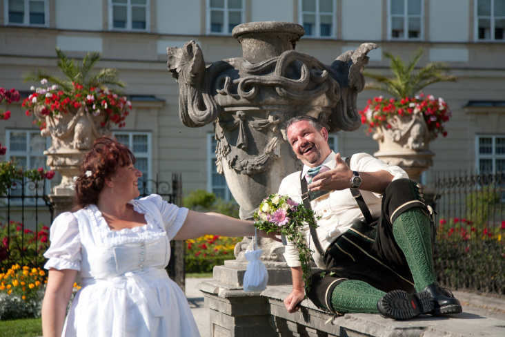 Hochzeit im Schloss Mirabell/Salzburg