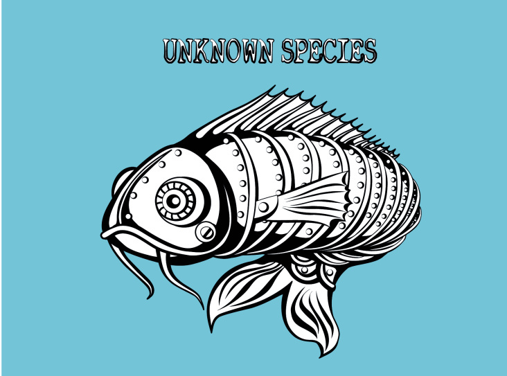 Steampunkfish – Design für T-Shirt