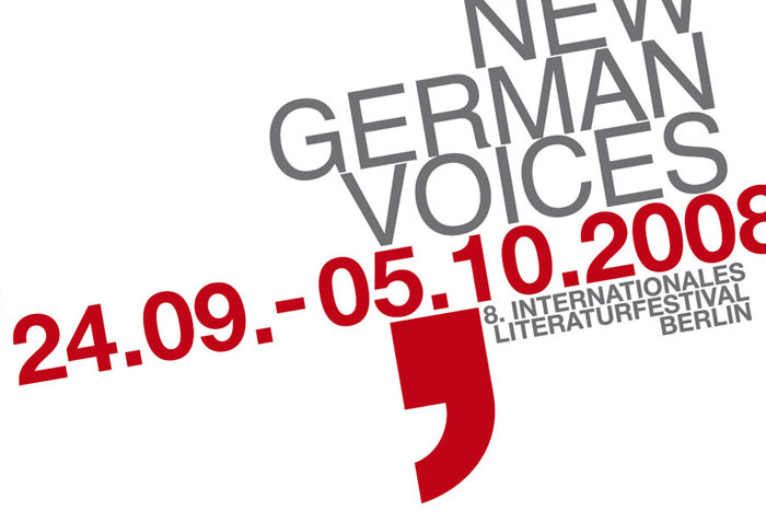 Plakatgestaltung für das Berliner Literaturfestival