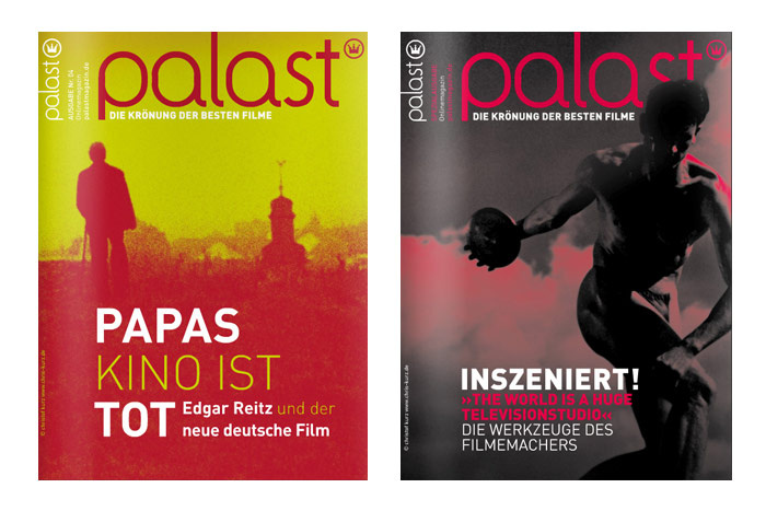 Konzept und Gestaltung des Filmmagazines www.palastmagazin.de